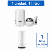 Filtro Purificador de Agua para Grifo + 1 Repuesto