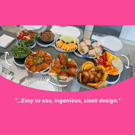 Bandeja Giratoria 360° para Mesa tipo Lazy Susan