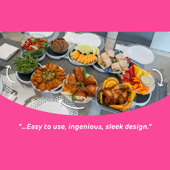Bandeja Giratoria 360° para Mesa tipo Lazy Susan